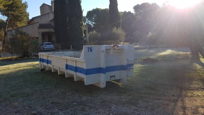 après travaux de construction et rénovation, location benne à Aix en Provence